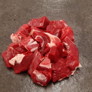 Frozen Goat Diced off The Bone 1kg packs